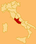 Cartina della lazio